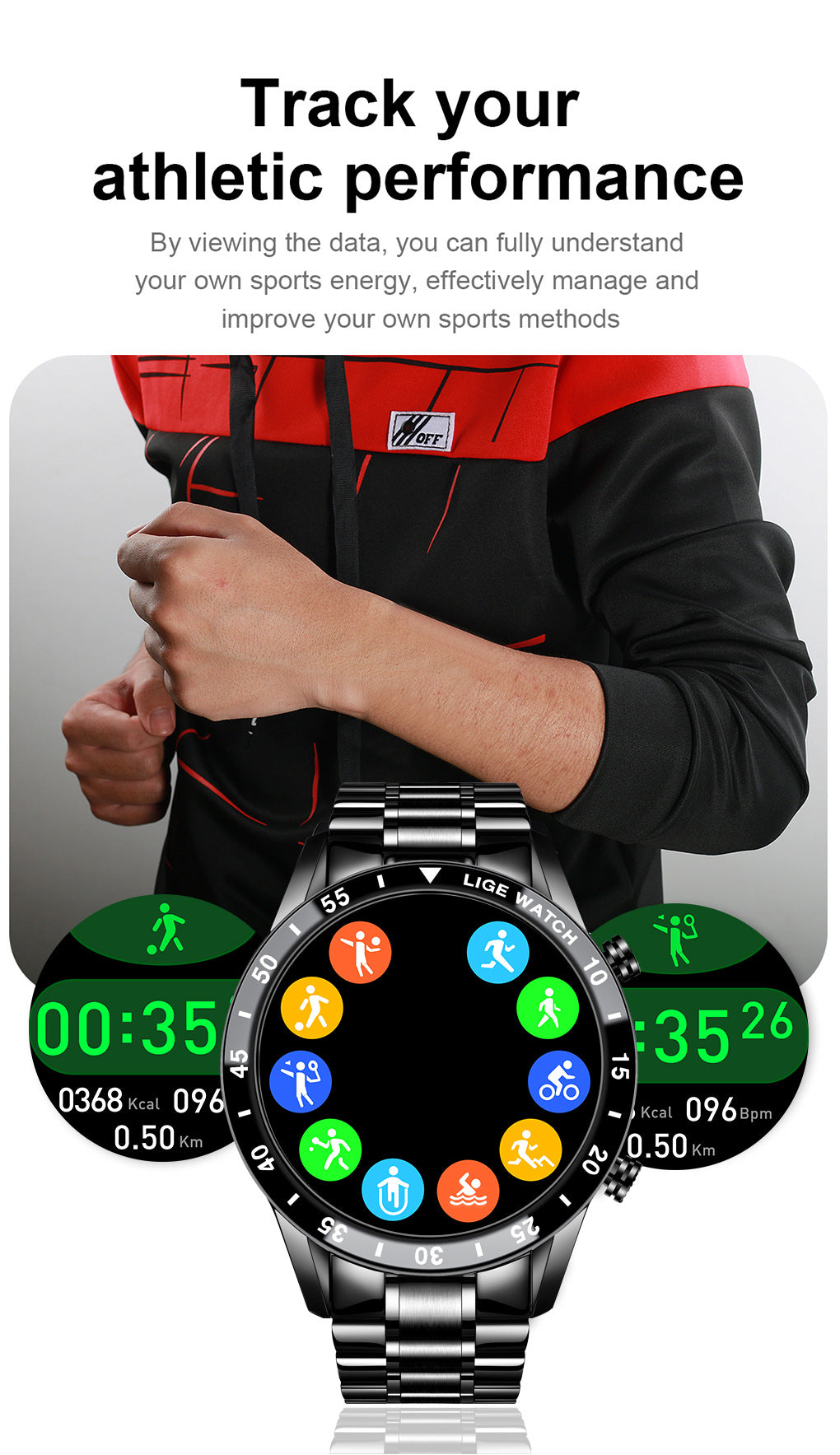 Lige's New Upgrade Smart Watch
