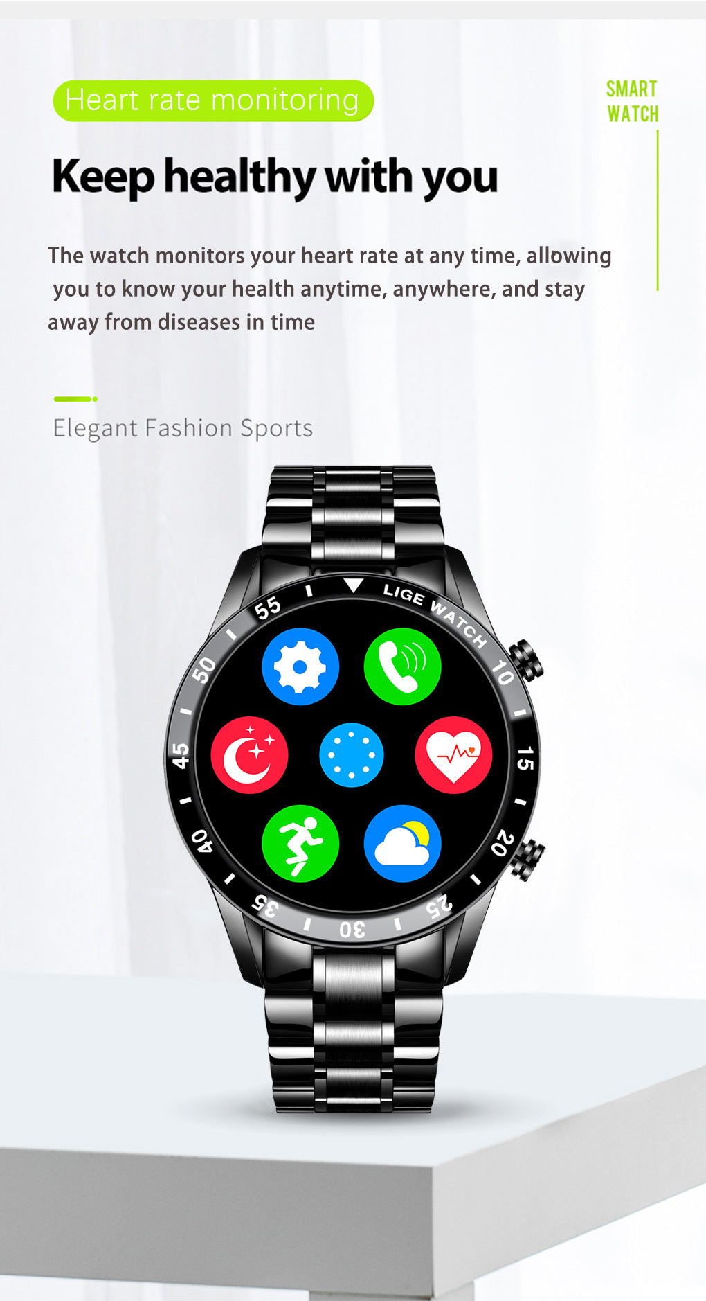Lige's New Upgrade Smart Watch