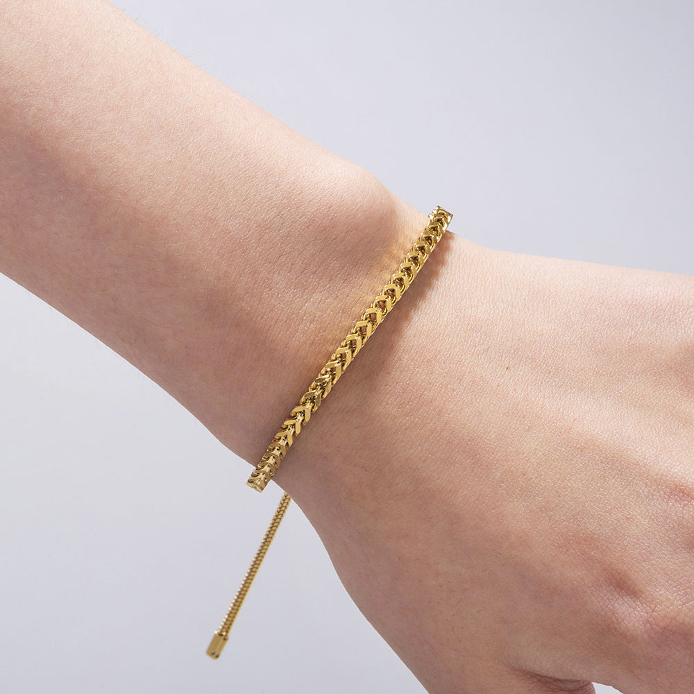 Lara adjustable 18k Gold Plated bracelet