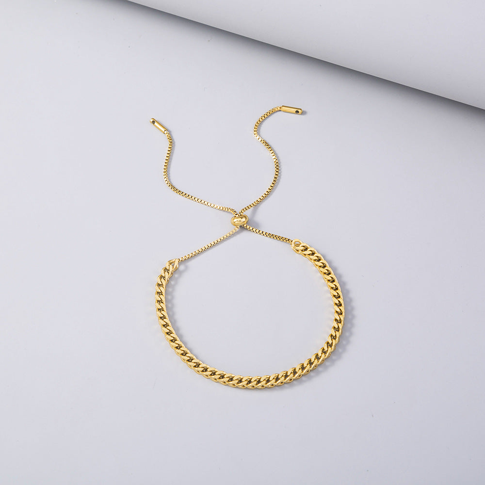 Lara adjustable 18k Gold Plated bracelet