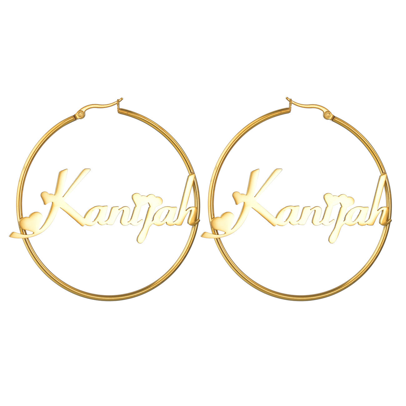 SPARKLE I CUSTOMIZED HOOP EARRINGS FOR WOMEN