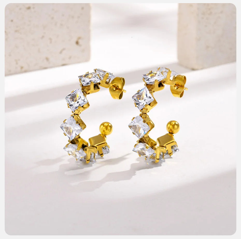 SPARKLE | 2.0 STONE - EARRINGS