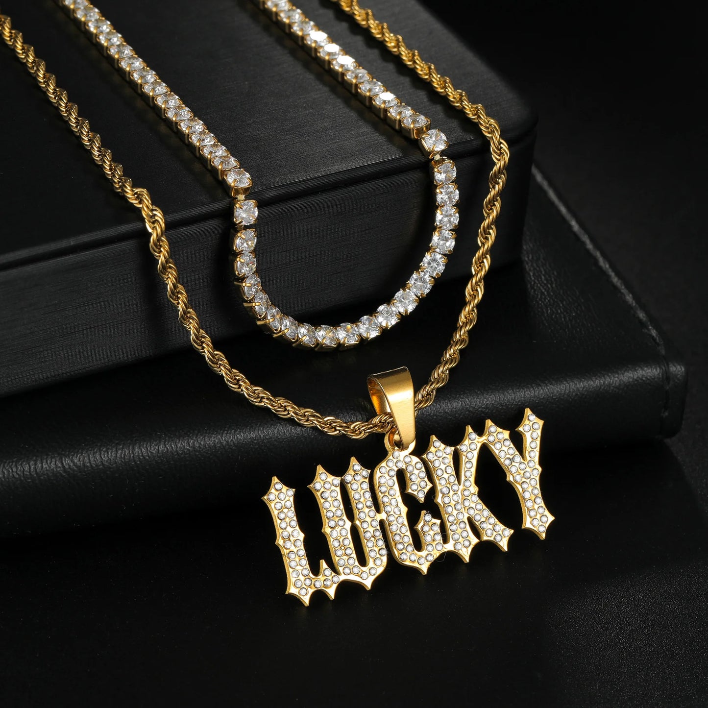 SPARKLE I NEW PERSONALIZED NECKLACE FOR MEN & WOMEN
