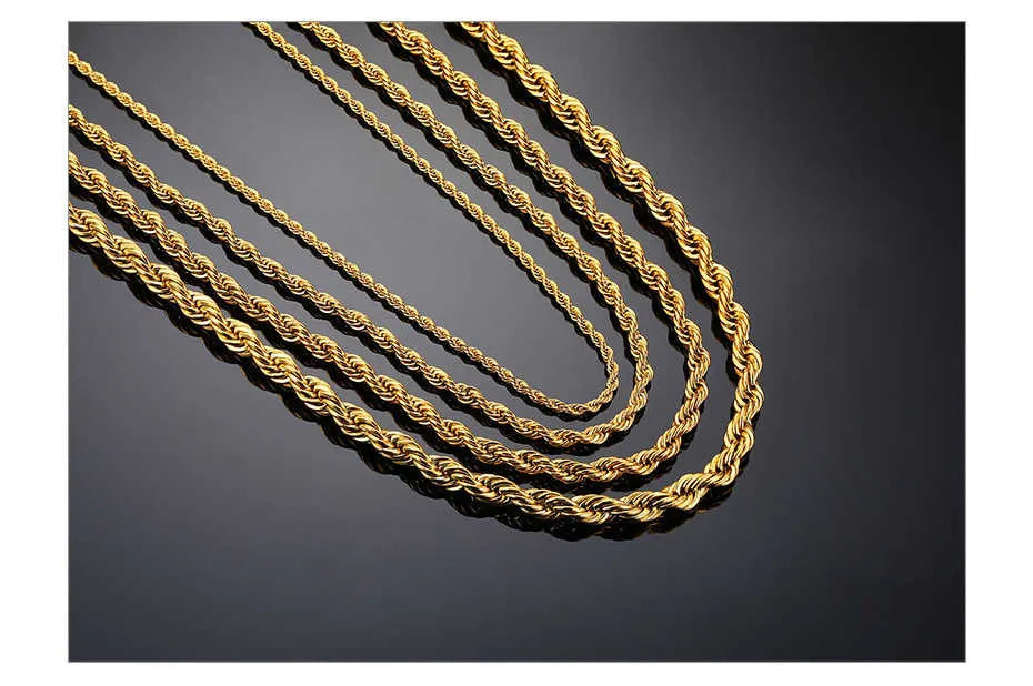 SPARKLE | 3MM ROPE - CHAIN FOR WOMEN