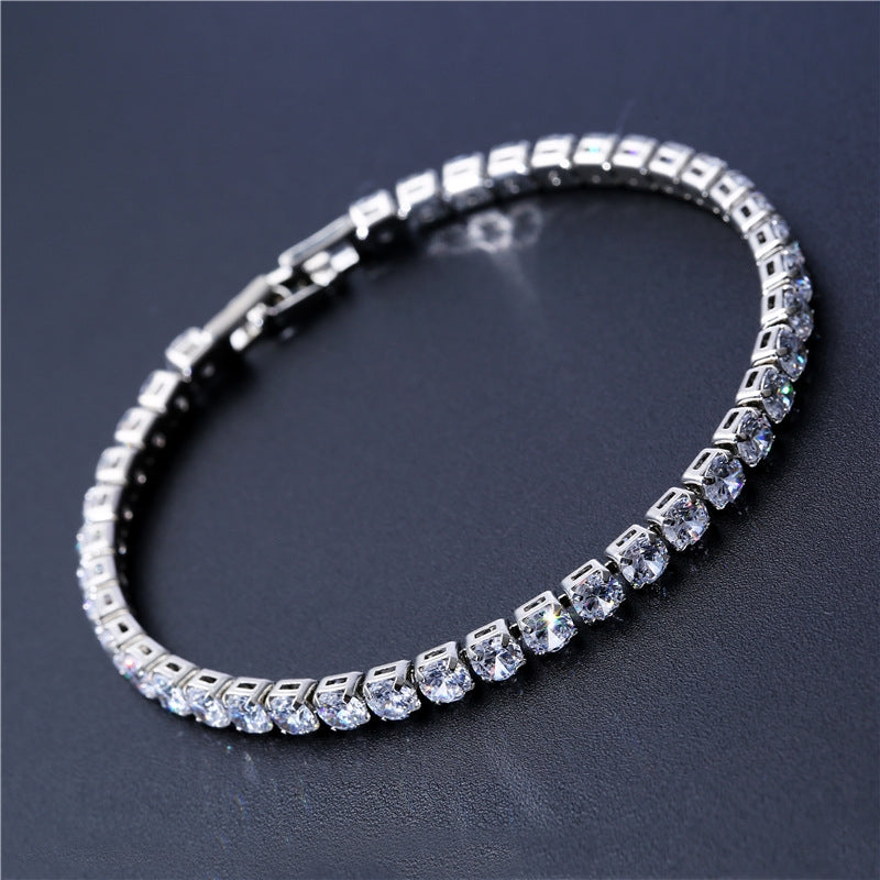 4 MM SPARKLE ICED BRACELET FOR MEN & WOMEN