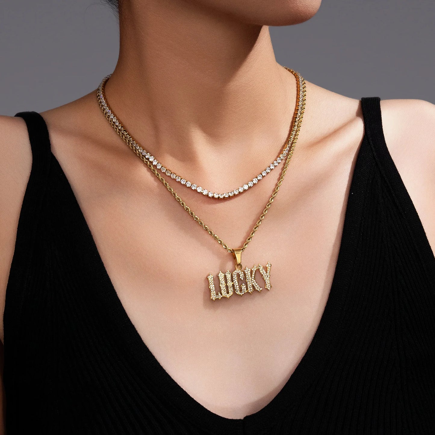 SPARKLE I NEW PERSONALIZED NECKLACE FOR MEN & WOMEN