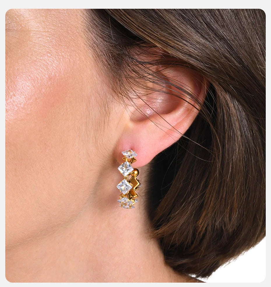 SPARKLE | 2.0 STONE - EARRINGS