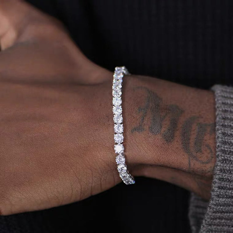 5 MM SPARKLE ICED BRACELET FOR MEN & WOMEN