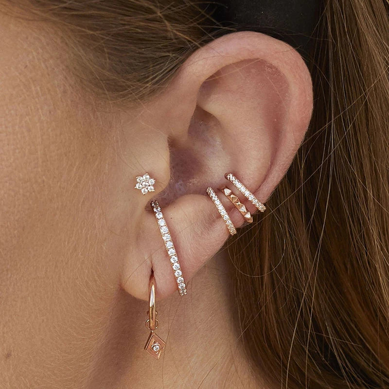 Fake Piercing Ear Cuff Women's Earrings