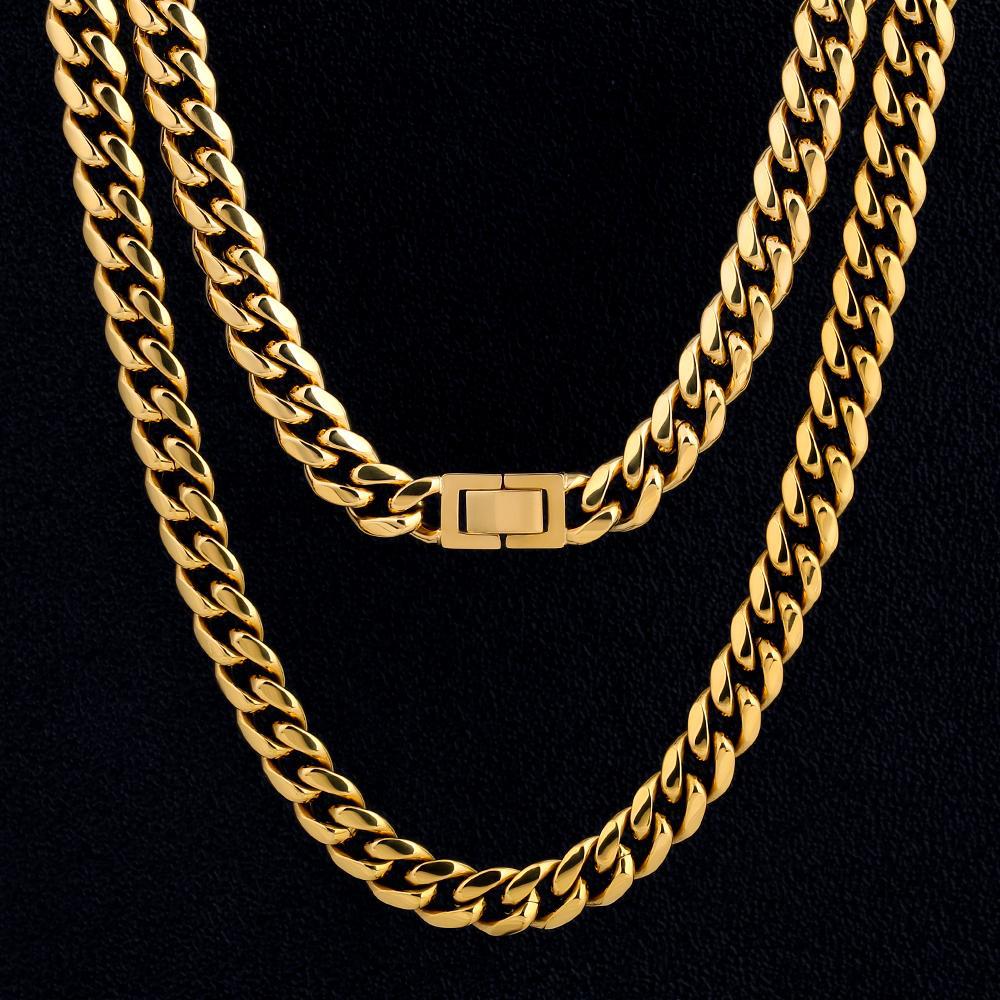 18K Gold  Cuban Necklace