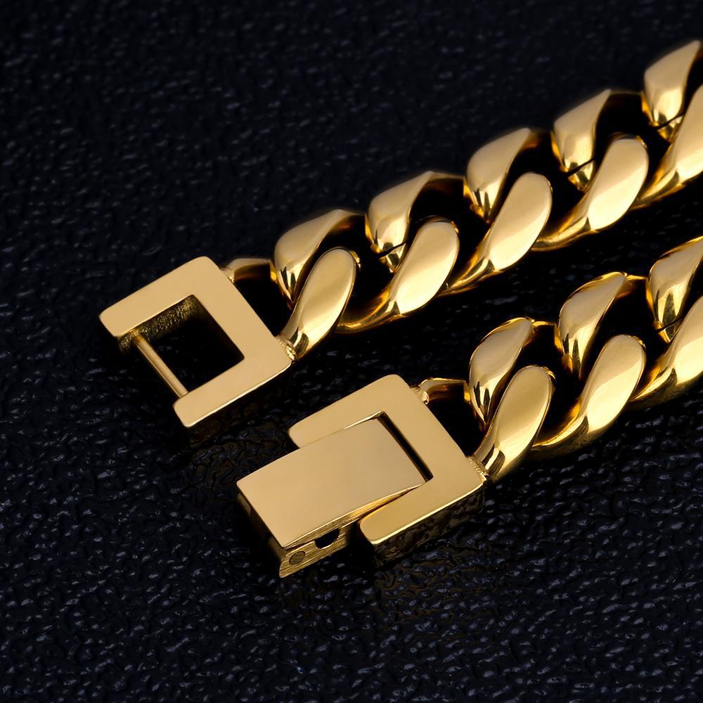 18K Gold  Cuban Necklace