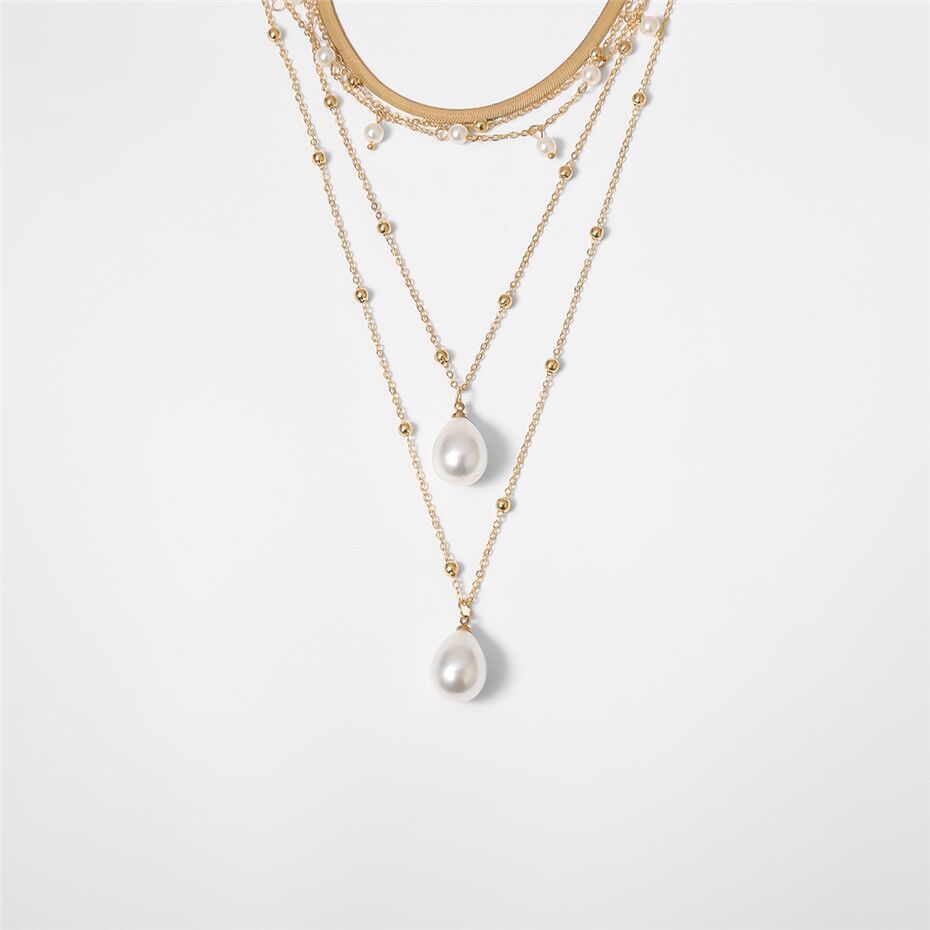 Milano Multilayer pearl necklace for women