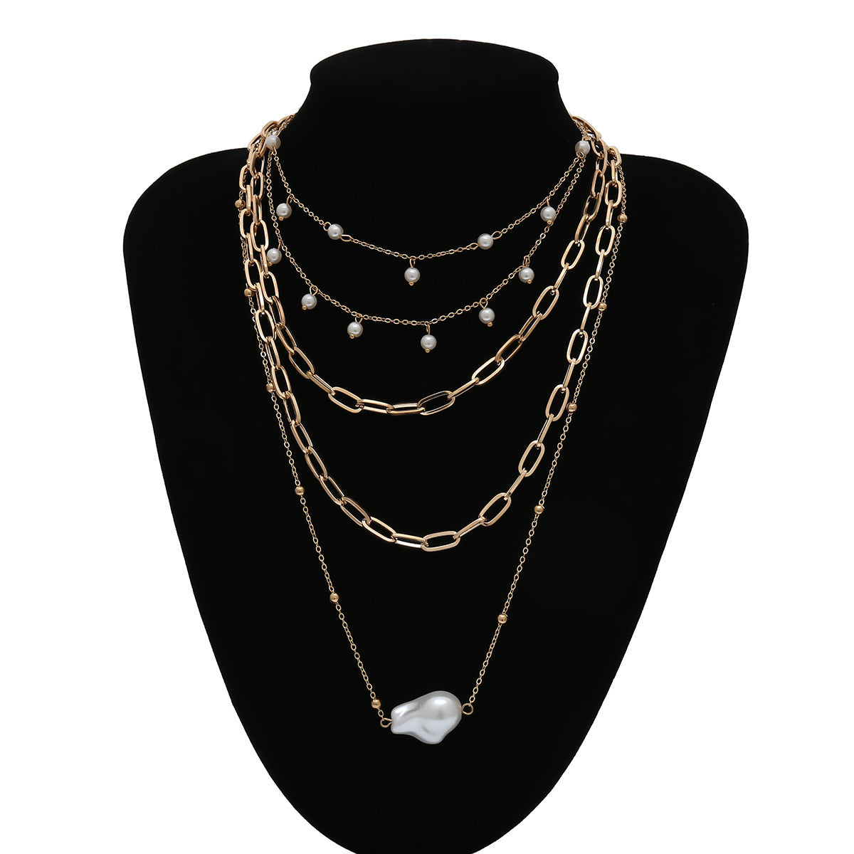 Milano Multilayer pearl necklace for women