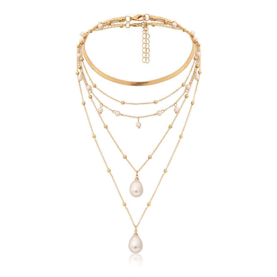 Milano Multilayer pearl necklace for women