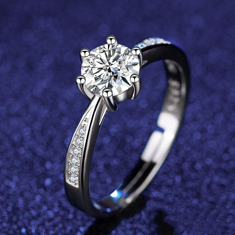 Herz Pfeil Zirkon Moissanite Ring