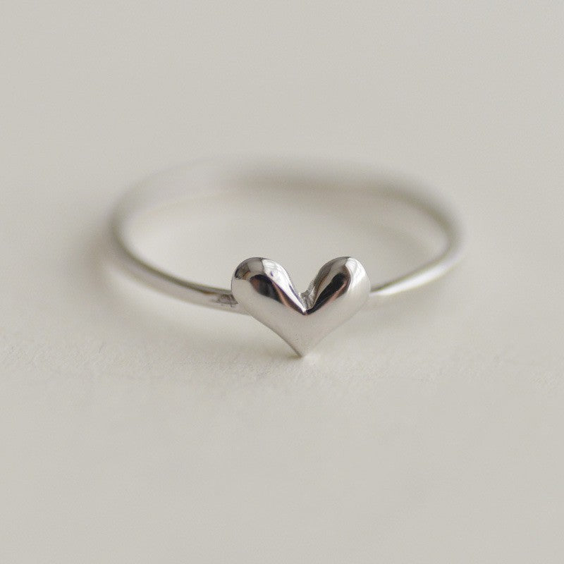 S925 Silber Love verstellbarer Fingerring