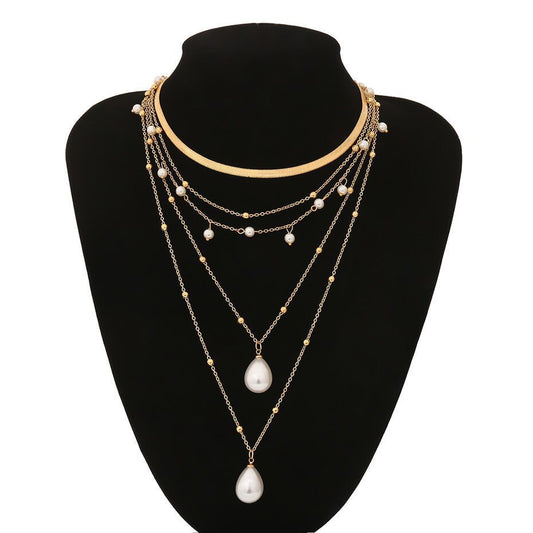 Milano Multilayer pearl necklace for women