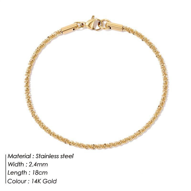 Ourshi 18k Gold Plated  and Silver Bracelet