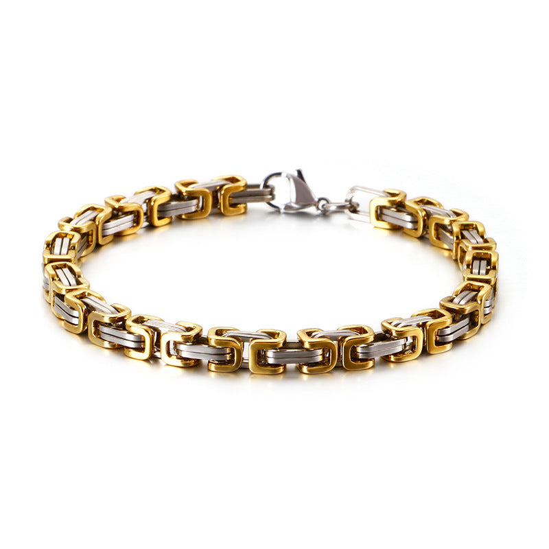 MAX 18 Karat vergoldetes Schnallenarmband