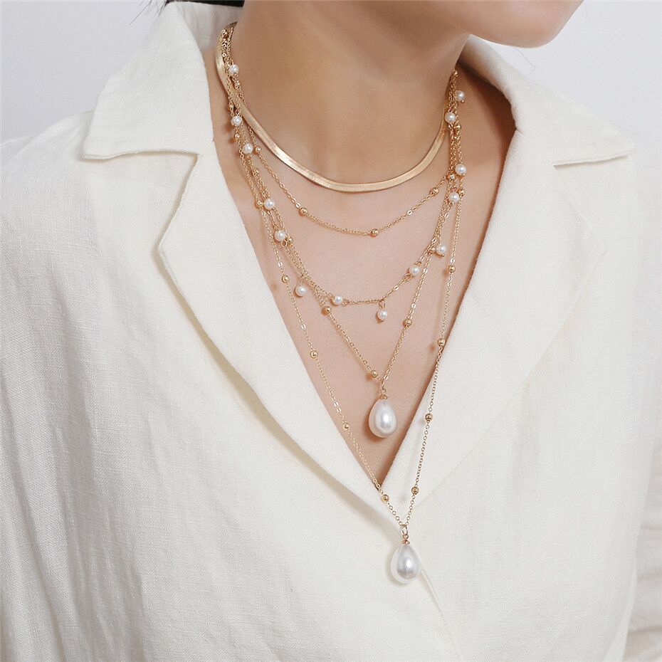 Milano Multilayer pearl necklace for women