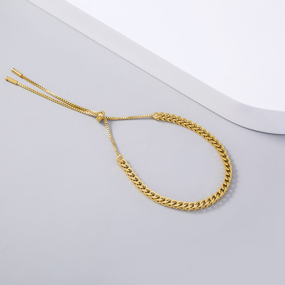 Lara adjustable 18k Gold Plated  bracelet