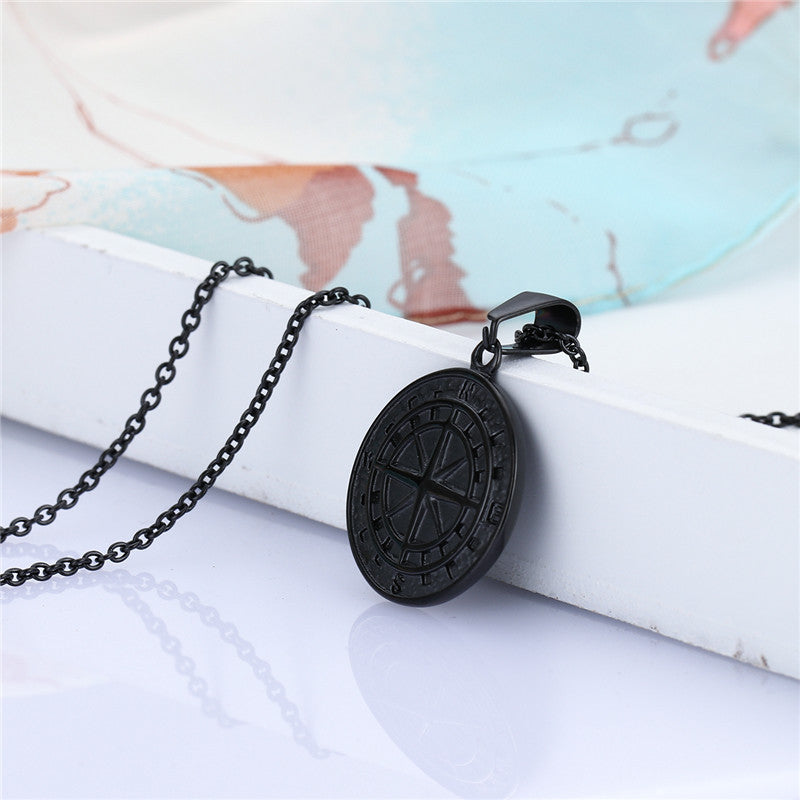 Karl Compass Pendant Necklace