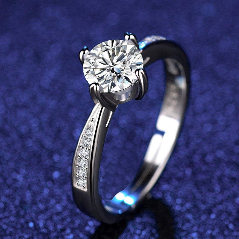 Herz Pfeil Zirkon Moissanite Ring