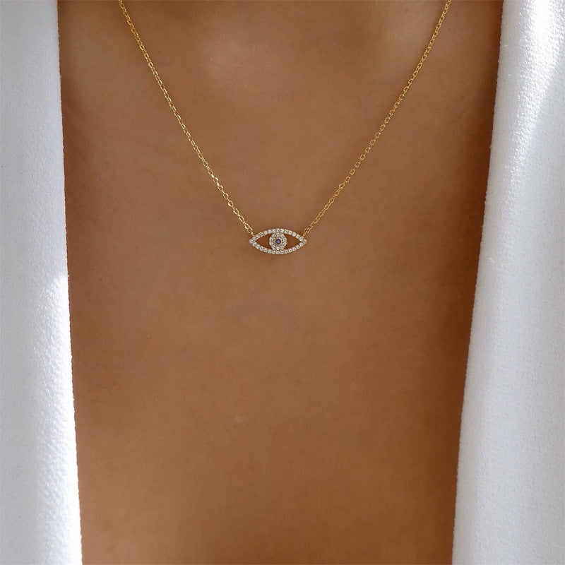 Ourshi Eye Necklace 18k Gold Platted