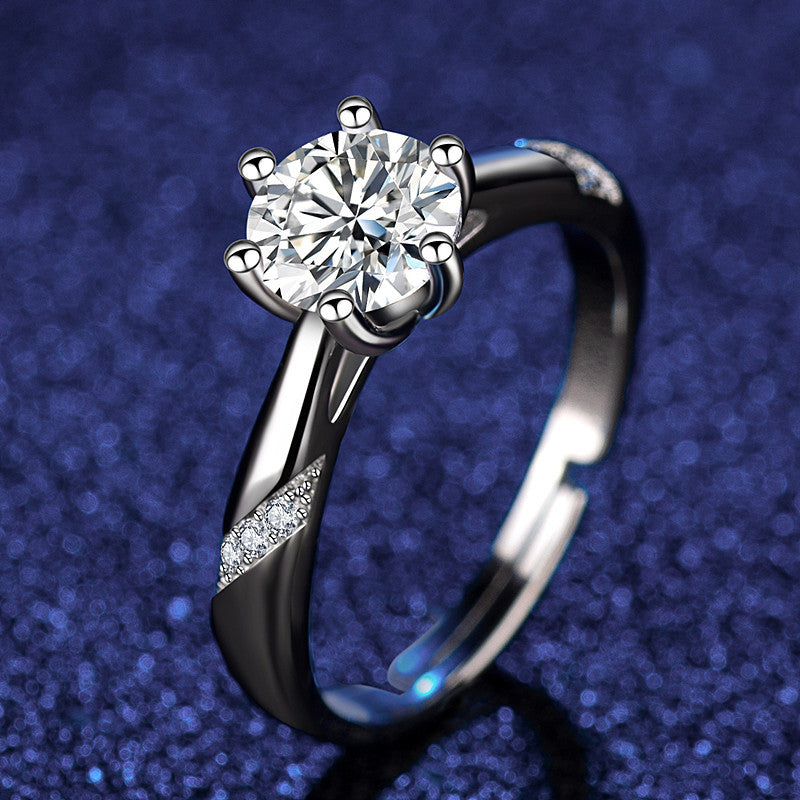 Herz Pfeil Zirkon Moissanite Ring