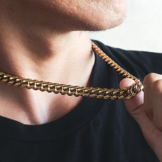 18K Gold  Cuban Necklace