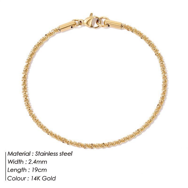 Ourshi 18k Gold Plated  and Silver Bracelet