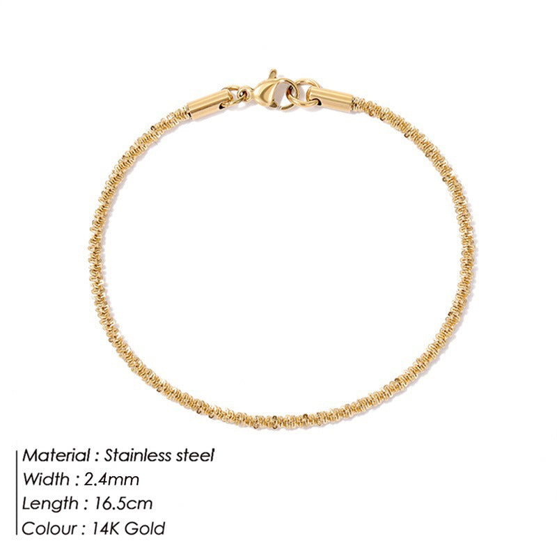 Ourshi 18k Gold Plated  and Silver Bracelet