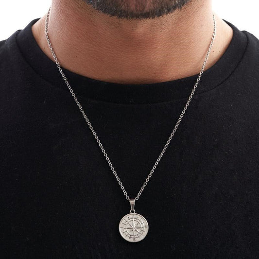 Karl Compass Pendant Necklace