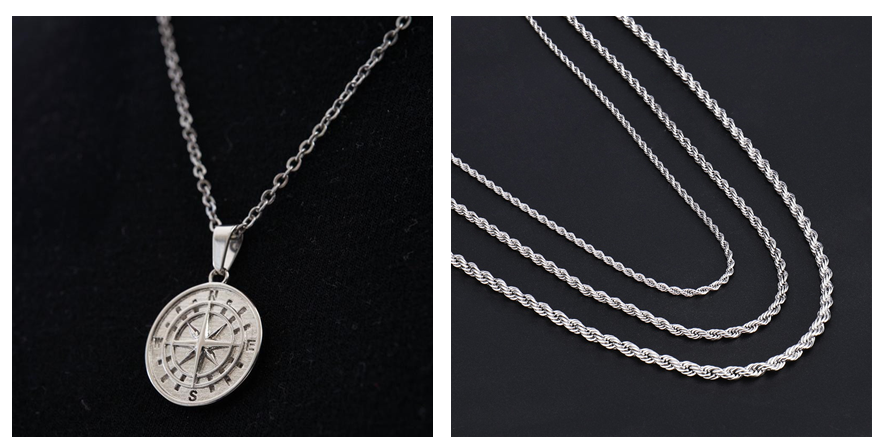 Karl Compass Pendant Necklace