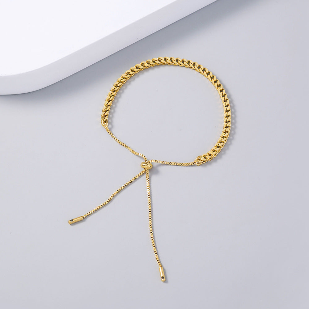 Lara adjustable 18k Gold Plated  bracelet