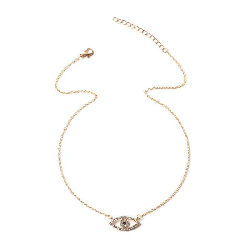 Ourshi Eye Necklace 18k Gold Platted