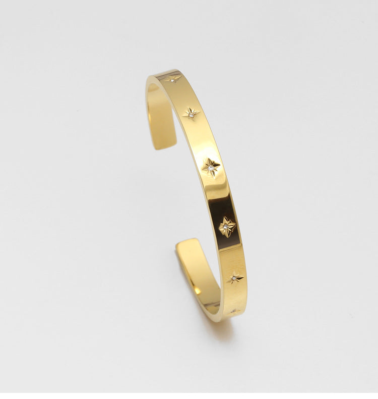 18K Gold Plated Star Bracelet